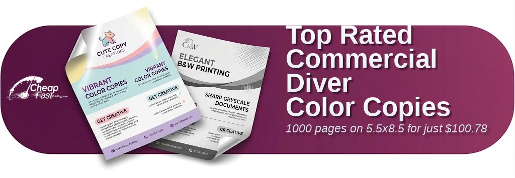 Color copies for Commercial Diver