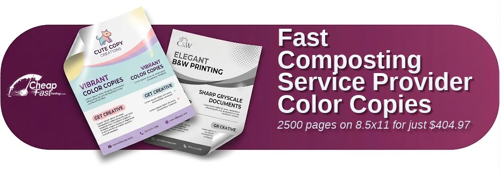 Color copies for Composting Service Provider