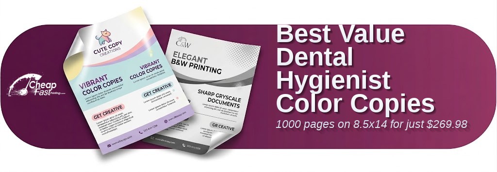 Color copies for Dental Hygienist