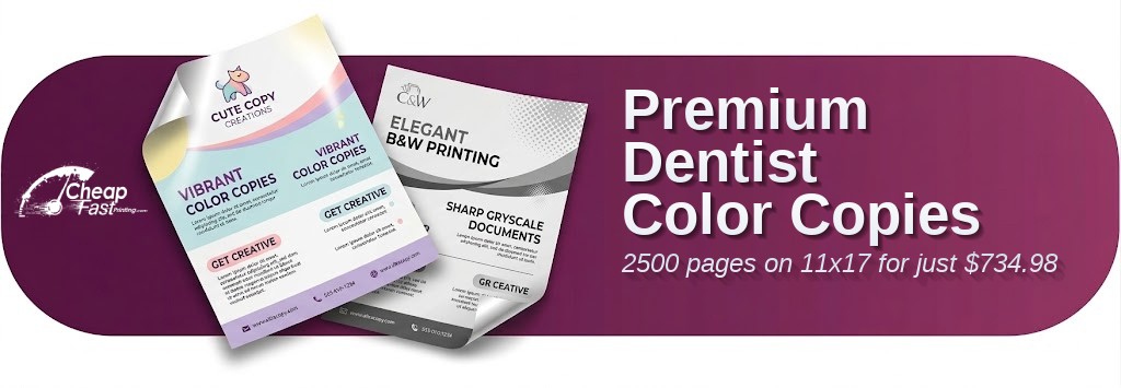 Color copies for Dentist