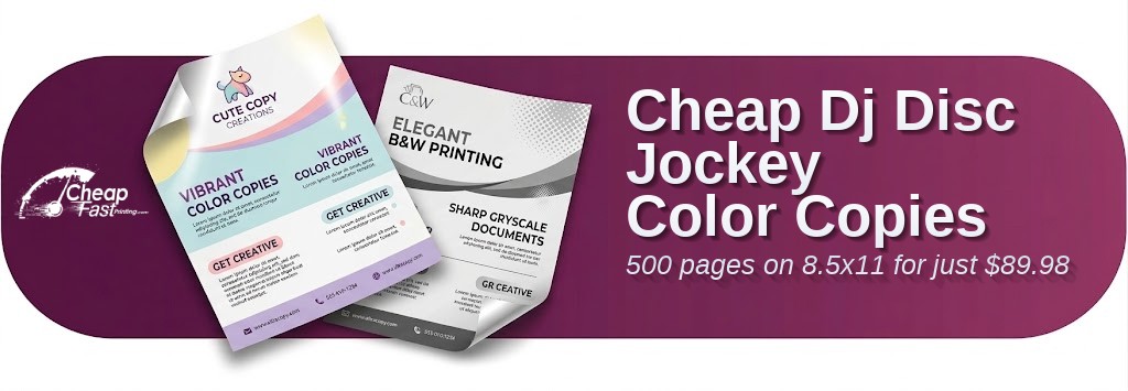 Color copies for Dj Disc Jockey