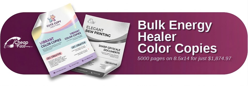 Color copies for Energy Healer