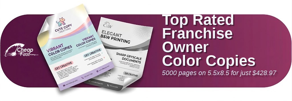 Color copies for Franchise Owner