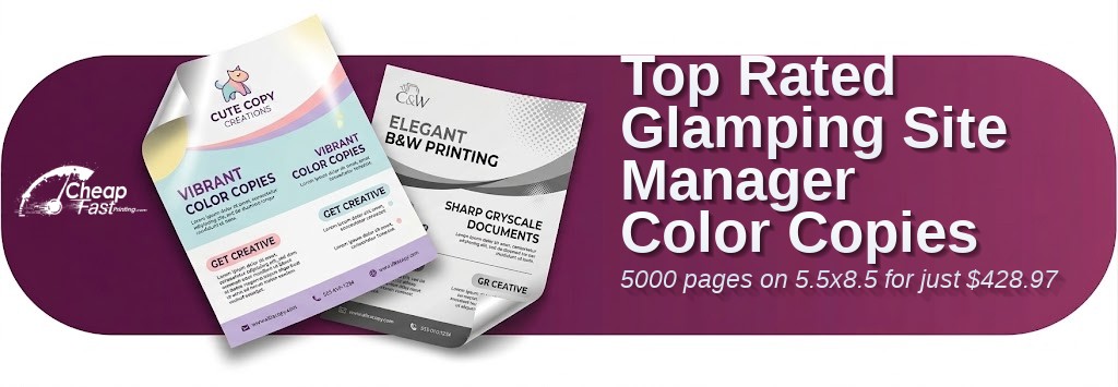 Color copies for Glamping Site Manager