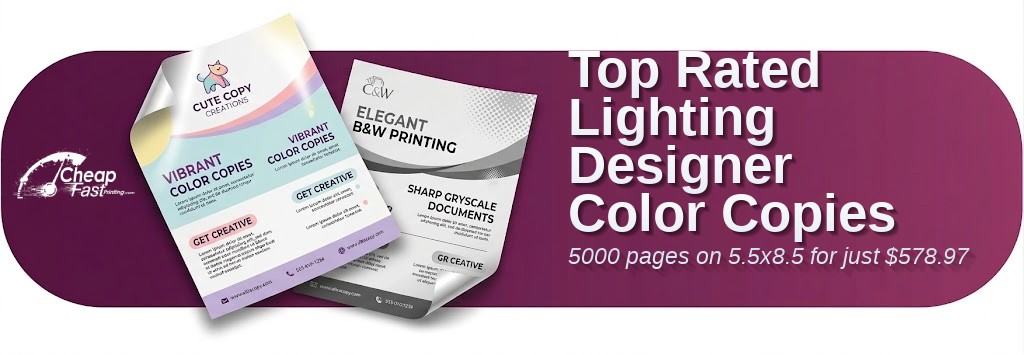 Color copies for Lighting Designer
