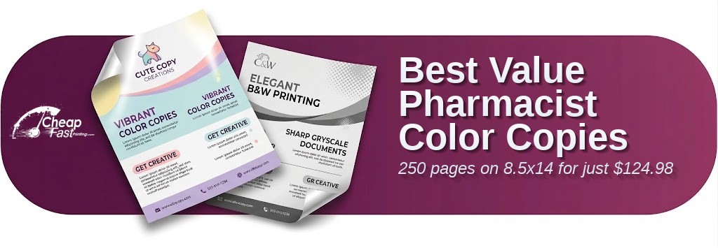 Color copies for Pharmacist