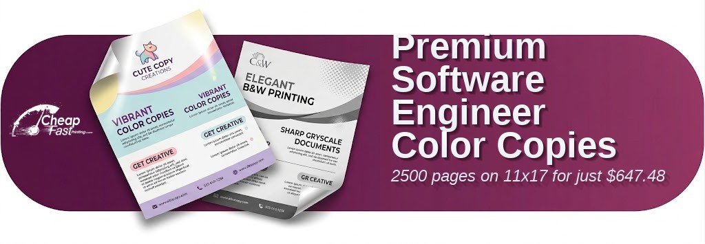 Color copies for Software Engineer