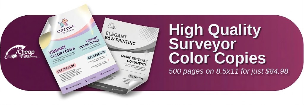 Color copies for Surveyor