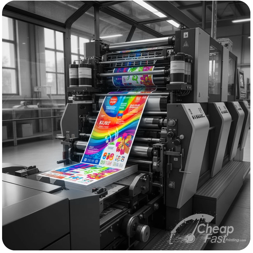 Industrial xerox press for quick pamphlets production