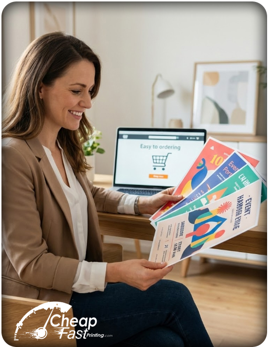 Simple online ordering process for posters