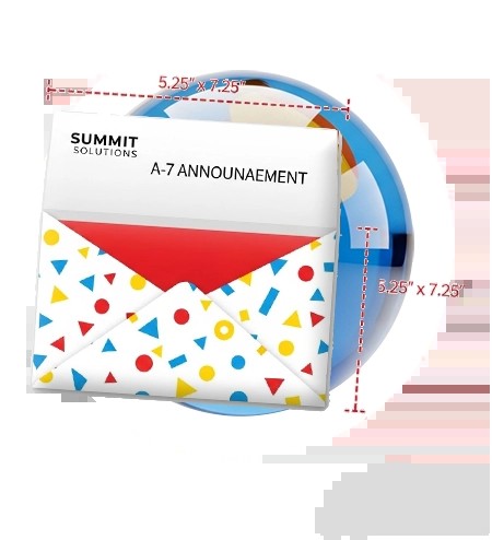 A7 Invitation Greeting Cover