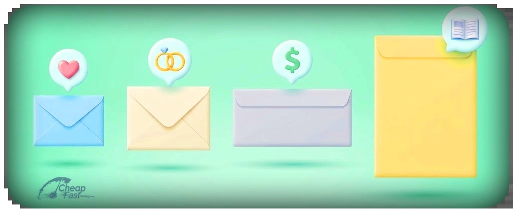 Technical Envelope Dimensions Graphic