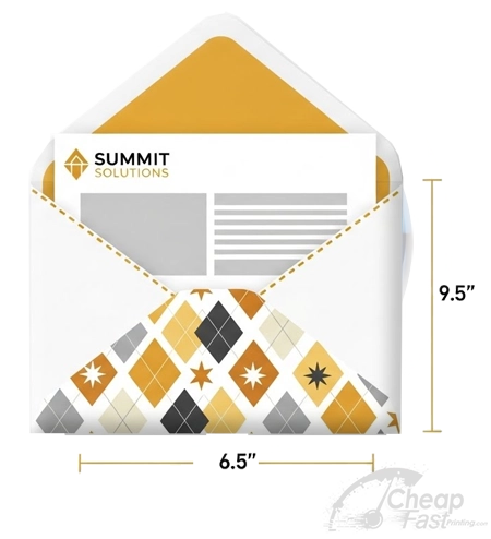 Custom Printed 6.5x9.5 Vertical Catalog Envelope 6.5x9.5 15728394641572839464