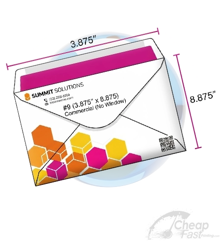 Custom Printed 9 Commercial Envelope 3.875x8.875 29473856102947385610