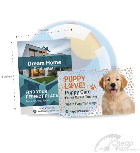 5x7 Popular Almost Half Page Sized Flyers By Cheapfastprinting