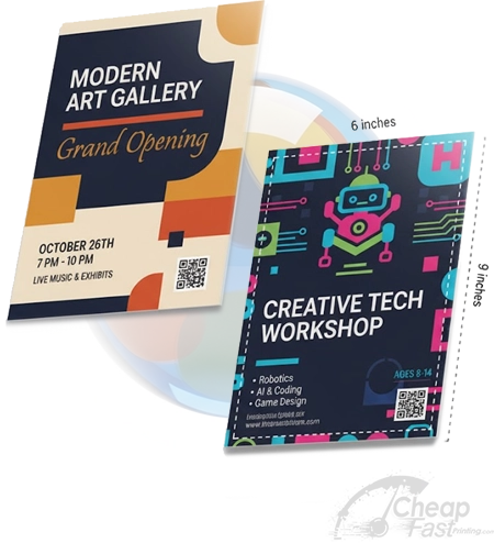 6x9 Well Sized Flyers By Cheapfastprinting