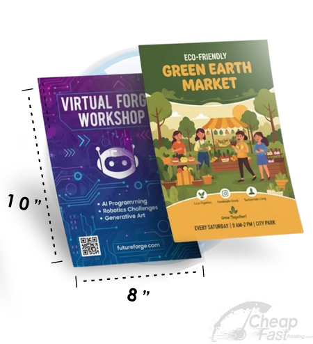 8 5x11 Pre Standard Vertical Sized Flyers By Cheapfastprinting