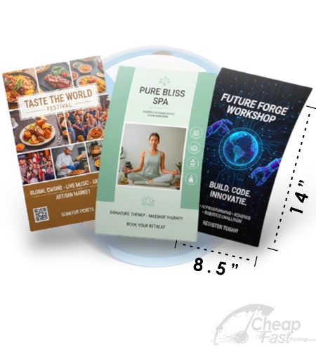 8 5x14 Legal Vertical Sized Flyers By Cheapfastprinting