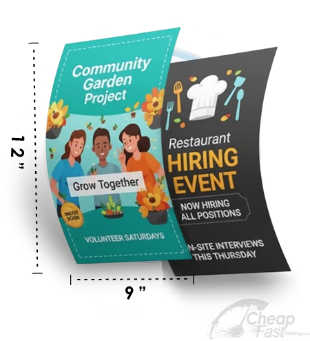 9x12 Jumbo Petite Sized Flyers By Cheapfastprinting