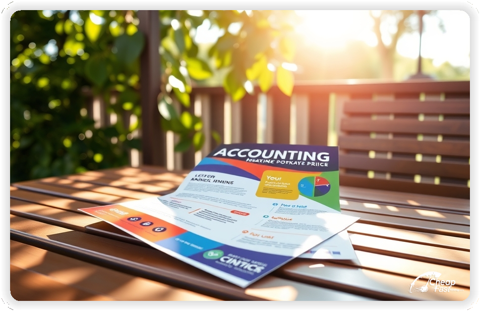 Promotional Material 1, Accounting marketing materials marketing piece