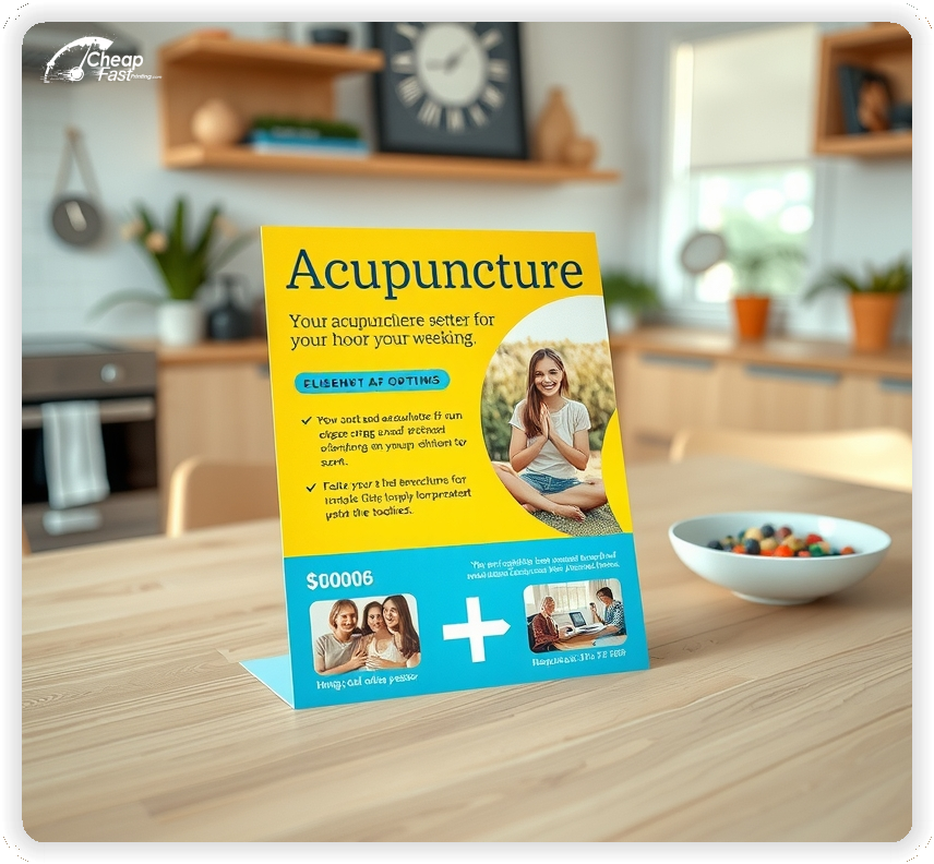 High Quality Leaflet 1, Acupuncture circulars promotion design