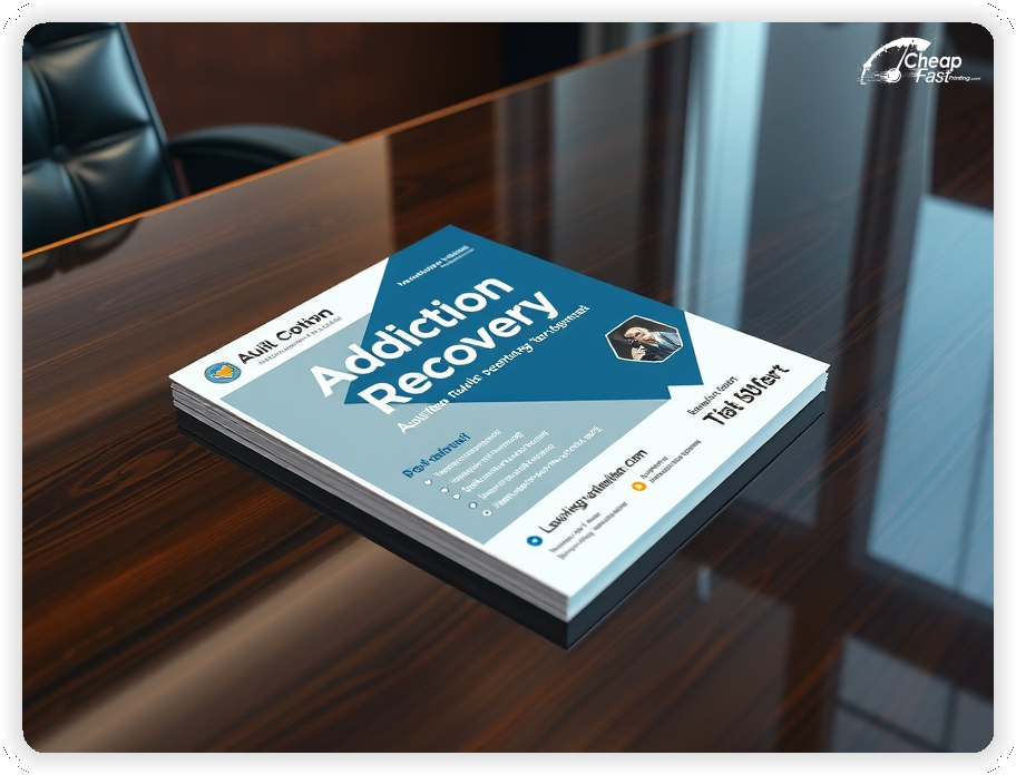 Custom Business Piece 1, Addiction Recovery advertisements marketing piece