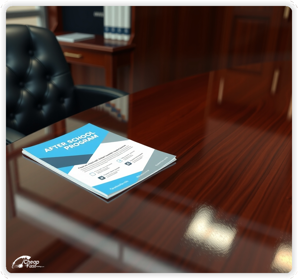 After School Program Advertising Brochure 1, After School Program marketing materials print sample