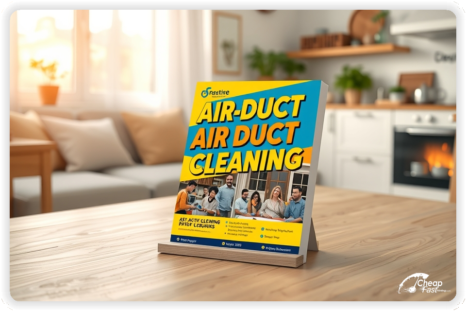 High Quality Leaflet 1, Air Duct Cleaning circulars promotion design