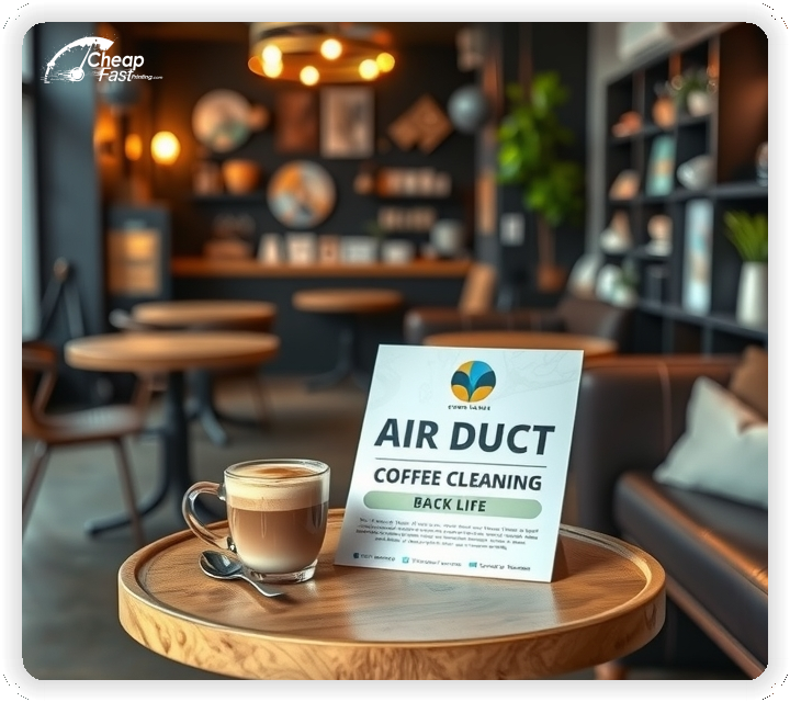 Professional Circular 1, Air Duct Cleaning handouts print sample