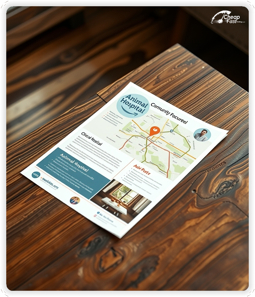 Custom Business Piece 1, Animal Hospital advertisements marketing piece