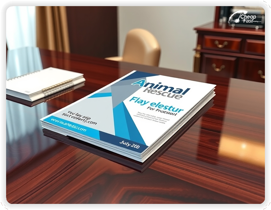 Creative Print Design 1, Animal Rescue promo cards creative layout