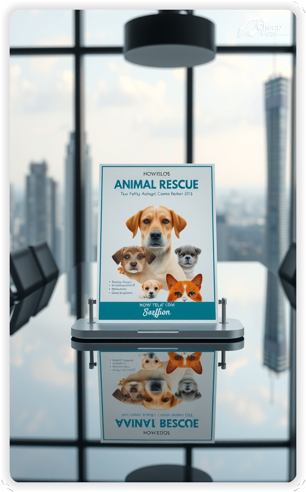 Promotional Material 1, Animal Rescue marketing materials marketing piece