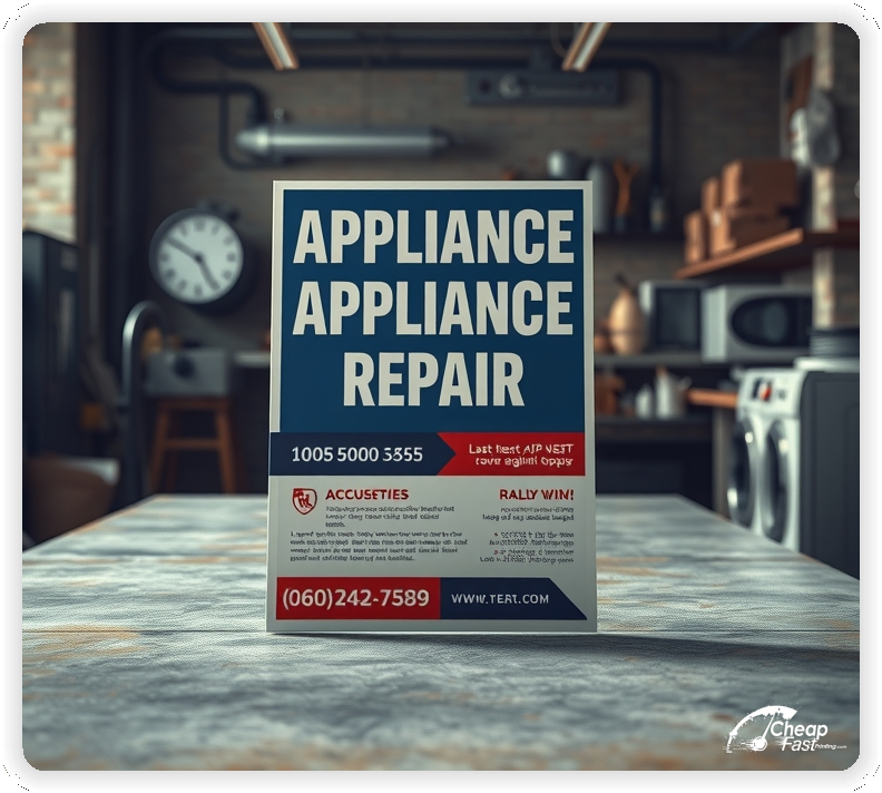 High Quality Leaflet 1, Appliance Repair circulars promotion design