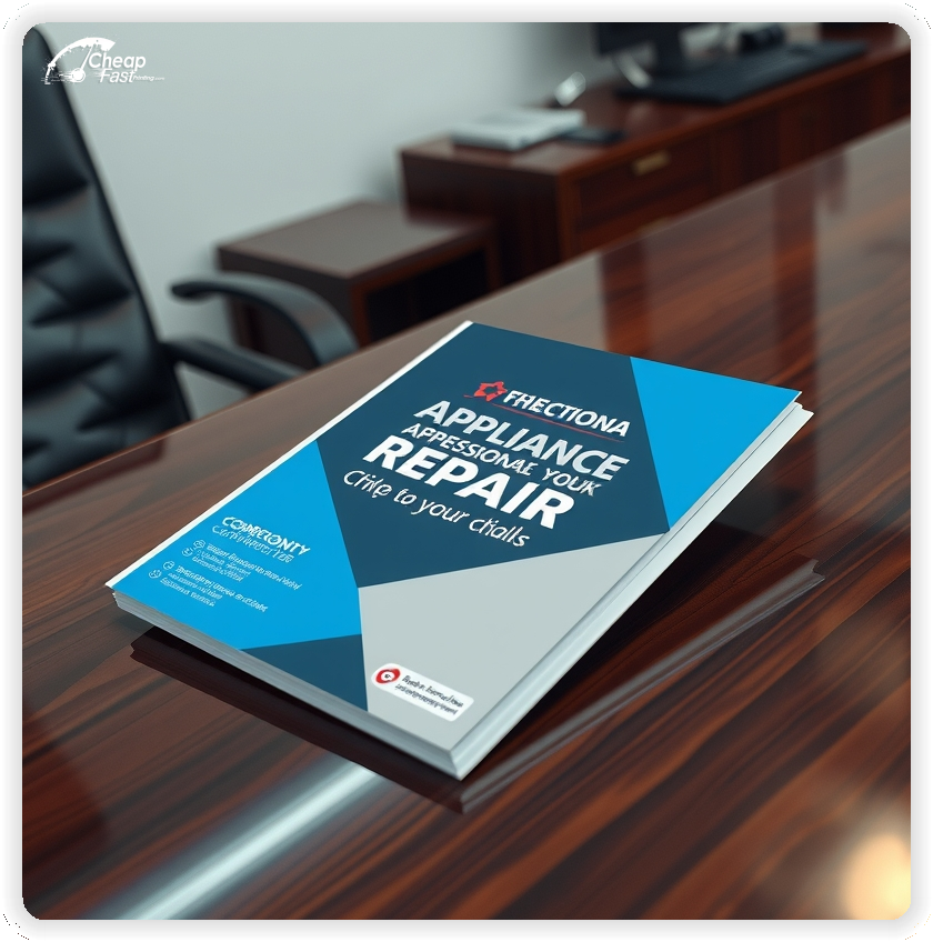 Marketing Handout Design 1, Appliance Repair pamphlets design example