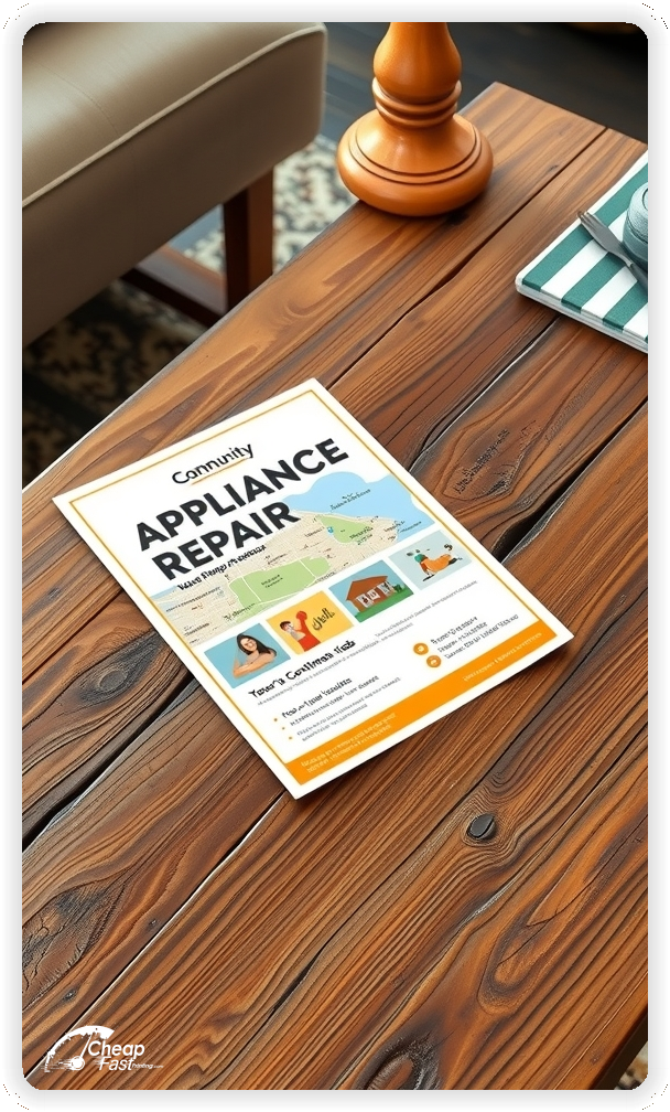 Professional Circular 1, Appliance Repair handouts print sample