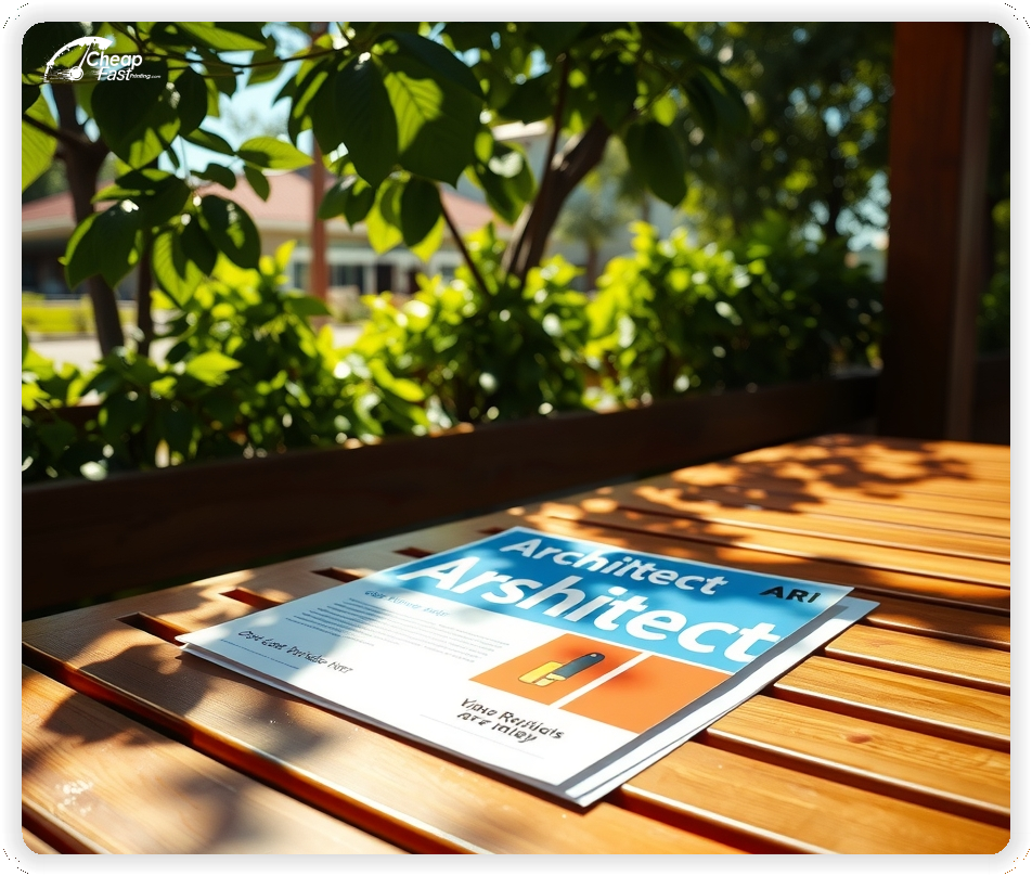 High Quality Leaflet 1, Architect circulars promotion design