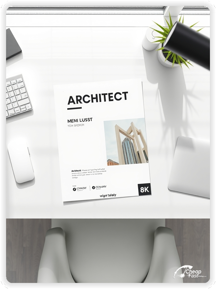 Professional Circular 1, Architect handouts print sample