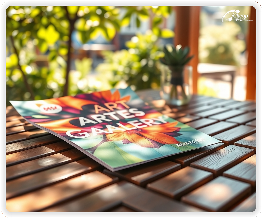 Creative Print Design 1, Art Gallery promo cards creative layout