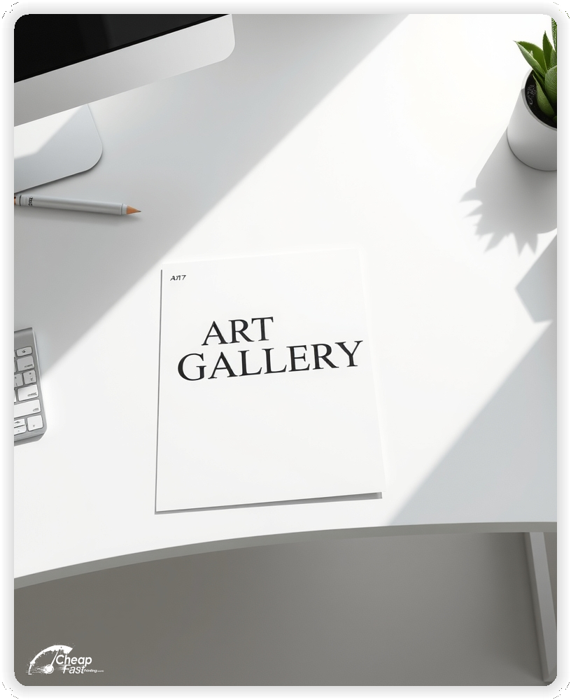 Professional Circular 1, Art Gallery handouts print sample