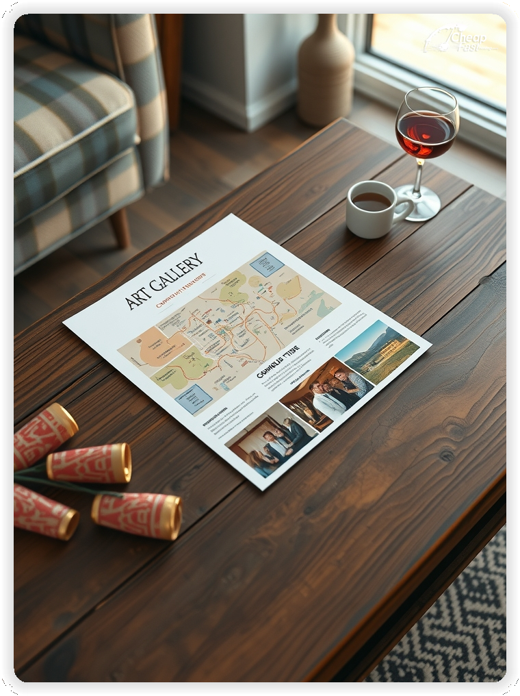 Promotional Material 1, Art Gallery marketing materials marketing piece