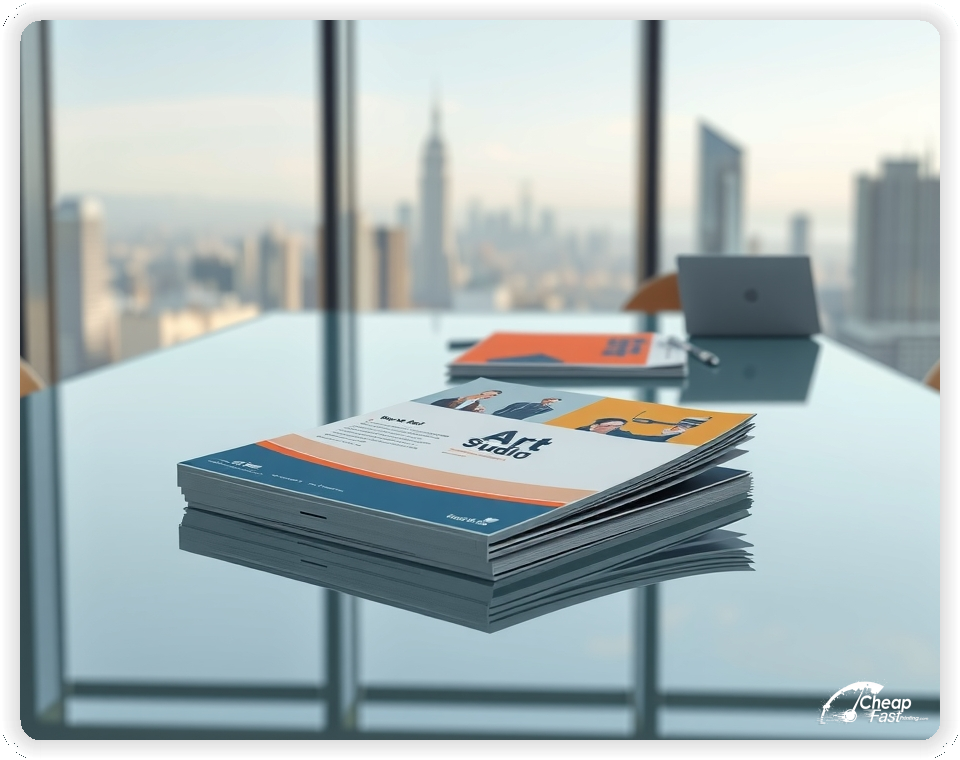 Promo Flyer Sample 1, Art Studio leaflets creative layout