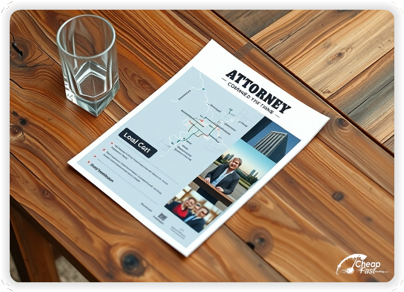 Marketing Handout Design 1, Attorney pamphlets design example