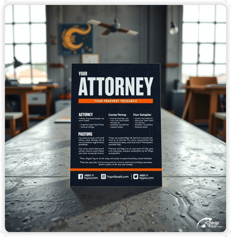 Print Ready Layout 1, Attorney brochures layout example