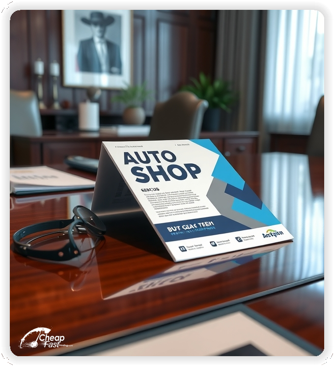 Auto Body Shop Advertisement 2025, Auto Body Shop marketing materials print sample