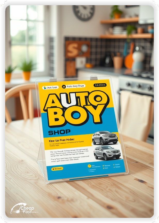 High Quality Leaflet 1, Auto Body Shop circulars promotion design