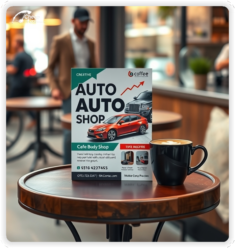 Promotional Material 1, Auto Body Shop marketing materials marketing piece