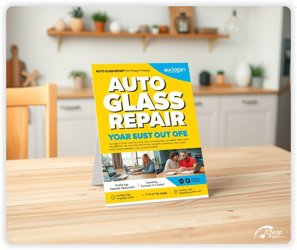 Modern Promo Piece 1, Auto Glass Repair advertisements design example