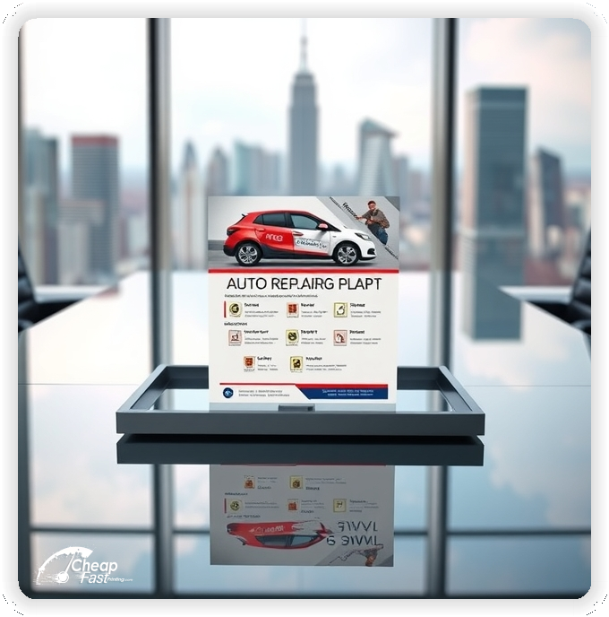 Promotional Material 1, Auto Repair marketing materials marketing piece