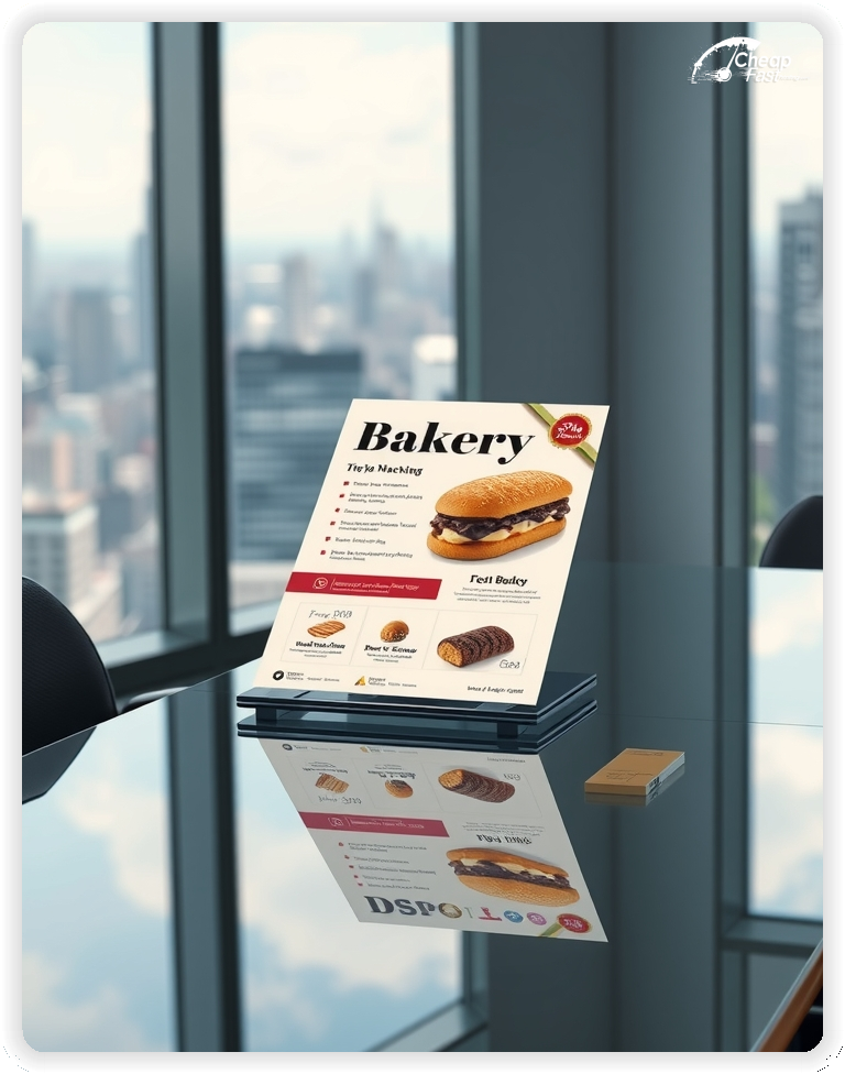 Elegant Design Layout 1, Bakery brochures layout example