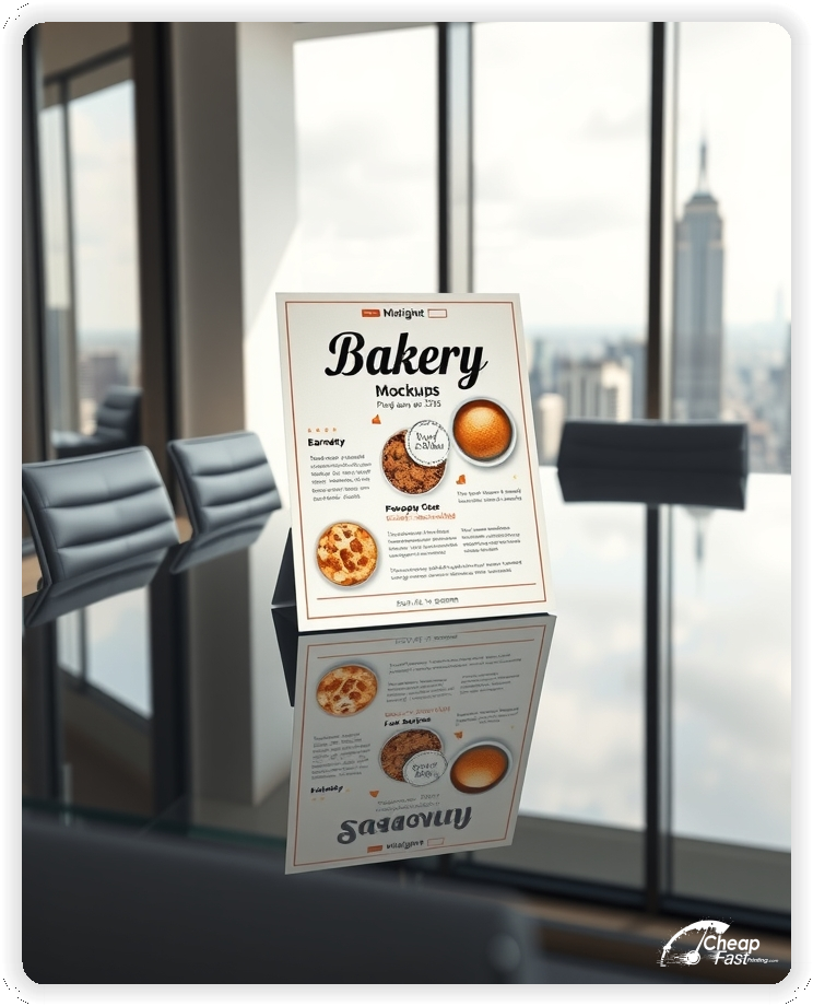 Marketing Handout Design 2, Bakery marketing materials marketing piece